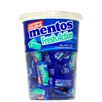Mentos Fresh Action  Gum 120 Pieces Mono Cup